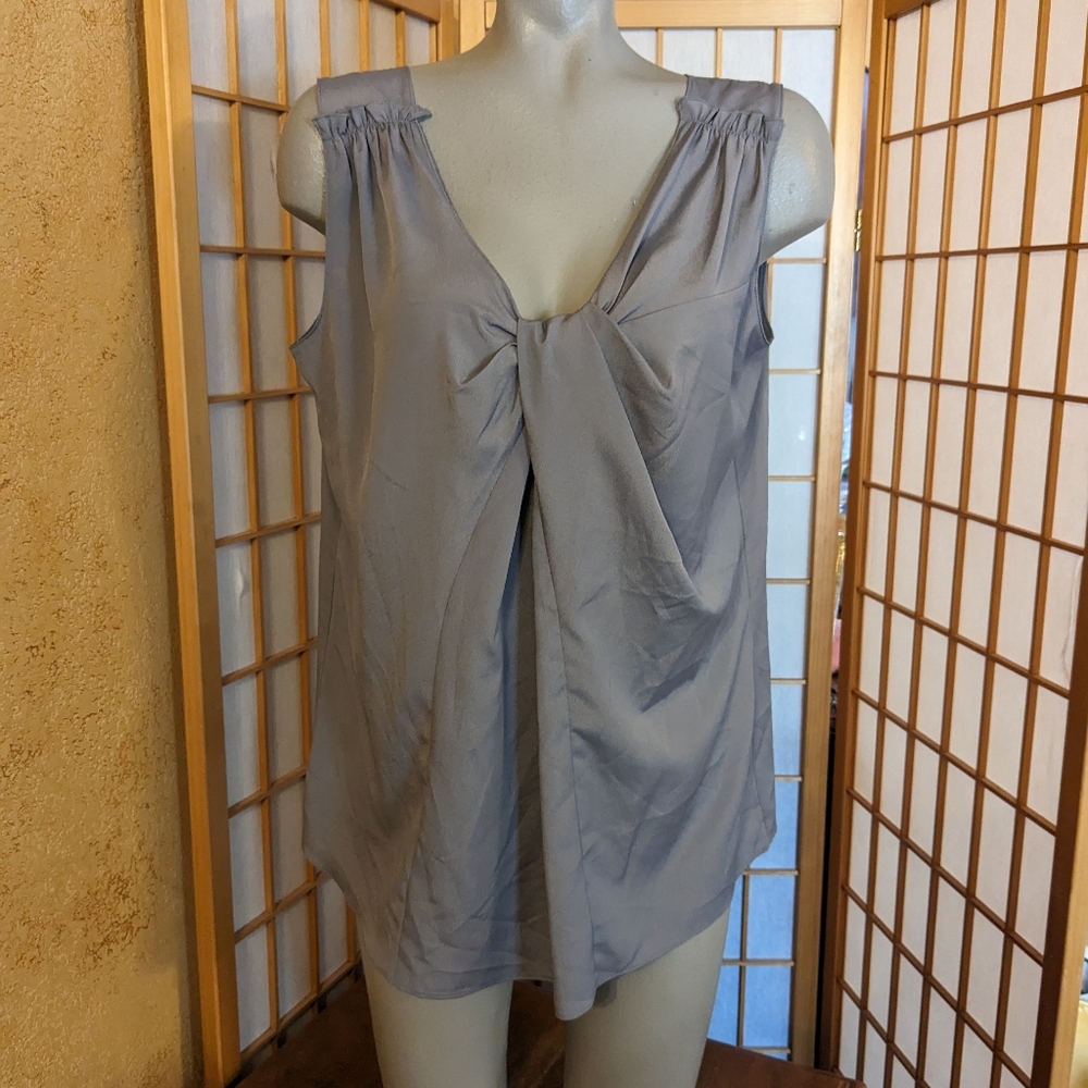 Loft, sleeveless top, gray, NEW with tags LG